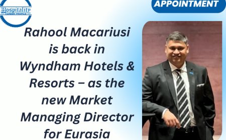 Rahool Macariusi is back in Wyndham Hotels & Resorts – as the new Market Managing Director for Eurasia