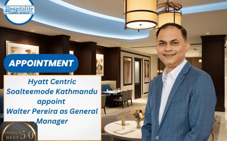 Hyatt Centric Soalteemode Kathmandu has announced the appointment of Walter Pereira as its new General Manager