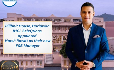 Pilibhit House, Haridwar- IHCL SeleQtions appointed Harsh Rawat as their new F&B Manager