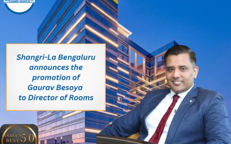Shangri-La Bengaluru announces the promotion of Gaurav Besoya to Director of Rooms