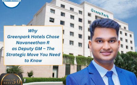 Why Greenpark Hotels Chose Navaneethan R as Deputy GM – The Strategic Move You Need to Know