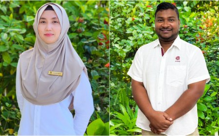 Angsana Velavaru promotes Ameeg Ismail as Assistant Director of Human Capital, Adria Cemara as Senior Learning Manager
