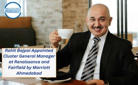 Rohit Bajpai Takes the Helm as Cluster General Manager at Renaissance and Fairfield by Marriott Ahmedabad