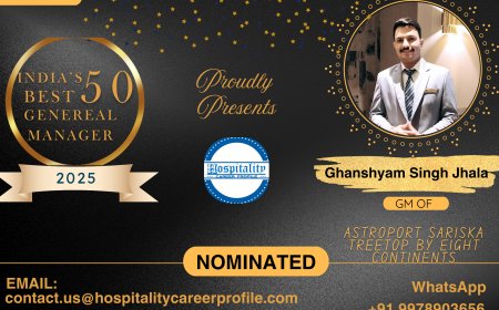 Ghanshyam Singh Jhala, GM of Astroport Sariska Treetop by Eight Continents, Nominated for India’s 50 Best General Managers 2025