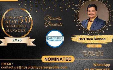 Hari Hara Sudhan, GM of The Bee Hives - Nectar Nest, Tavleen Chail, Nominated for India’s 50 Best General Managers 2025