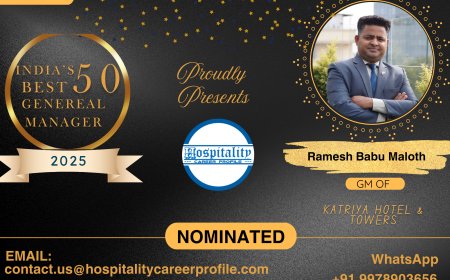 Ramesh Babu Maloth, GM of Katriya Hotel & Towers, Nominated for India’s 50 Best General Managers 2025