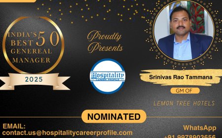 Srinivas Rao Tammana, GM of Lemon Tree Hotels, Nominated for India’s 50 Best General Managers 2025