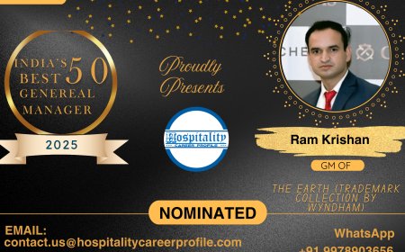 Ram Krishan, GM of The Earth (Trademark Collection by Wyndham), Nominated for India’s 50 Best General Managers 2025