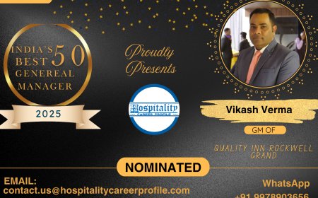 Vikash Verma, GM of Quality Inn Rockwell Grand, Nominated for India’s 50 Best General Managers 2025
