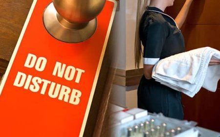 How to Service Hotel Guest Rooms With DND Sign