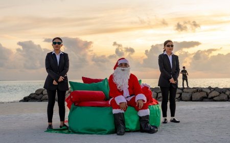 Madifushi Private Island celebrates Christmas with Santa’s grand arrival