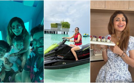 Bollywood star Shilpa Shetty enjoys Maldives vacation