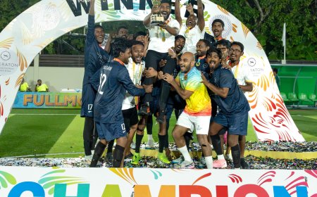 Sheraton Maldives makes history as champions of Full Moon Futsal Cup 2025