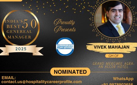 Vivek Mahajan, GM of Grand Mercure Agra – An Accor Hotel, Nominated for India’s 50 Best General Managers 2025