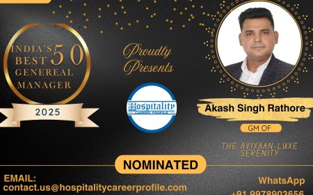 Akash Singh Rathore, GM of The Aviyaan-Luxe Serenity, Nominated for India’s 50 Best General Managers 2025