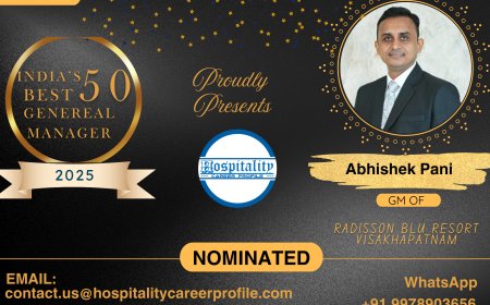 Abhishek Pani, GM of Radisson Blu Resort Visakhapatnam, Nominated for India’s 50 Best General Managers 2025