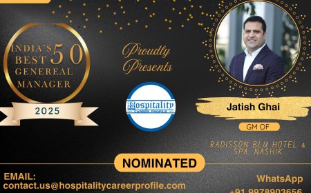Jatish Ghai, GM of Radisson Blu Hotel & Spa, Nashik, Nominated for India’s 50 Best General Managers 2025