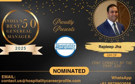 Rajdeep Jha, GM of Zone Connect by The Park, Goa, Nominated for India’s 50 Best General Managers 2025