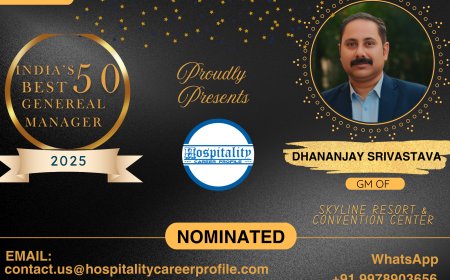 Dhananjay Srivastava, GM of Skyline Resort & Convention Center, Nominated for India’s 50 Best General Managers 2025