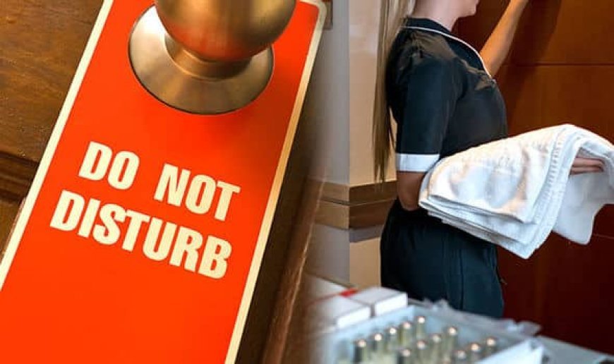 How to Service Hotel Guest Rooms With DND Sign