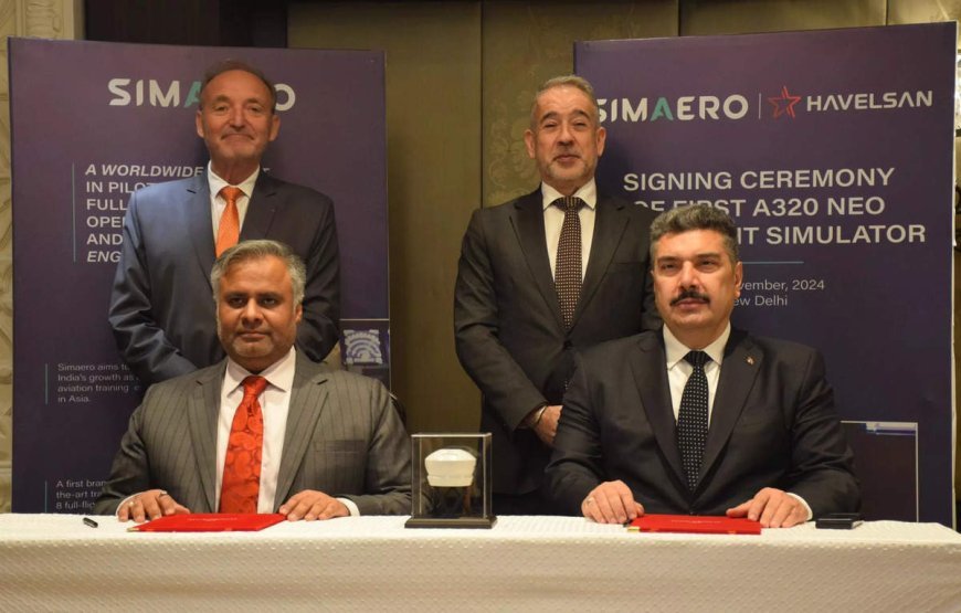 Simaero signs A320 NEO simulator from Havelsan for soon-to-open Delhi Training Centre