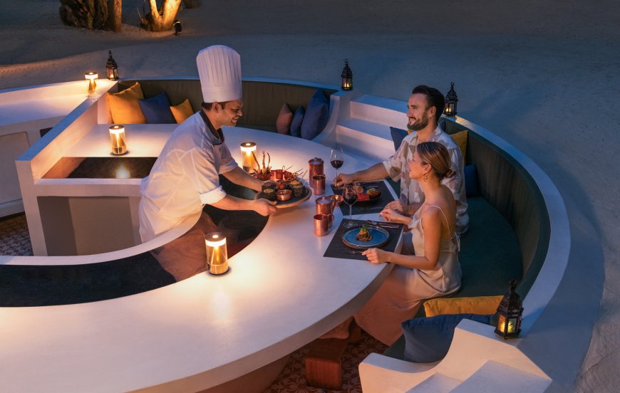 spa, villas, and dining at JW Marriott Maldives