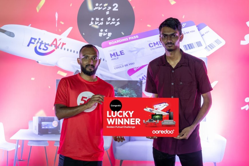 Win big with Ooredoo Maldives at Golden Futsal Challenge!