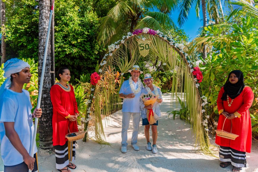 Velassaru Maldives welcomes Gerhard and Corina Klein for 50th visit