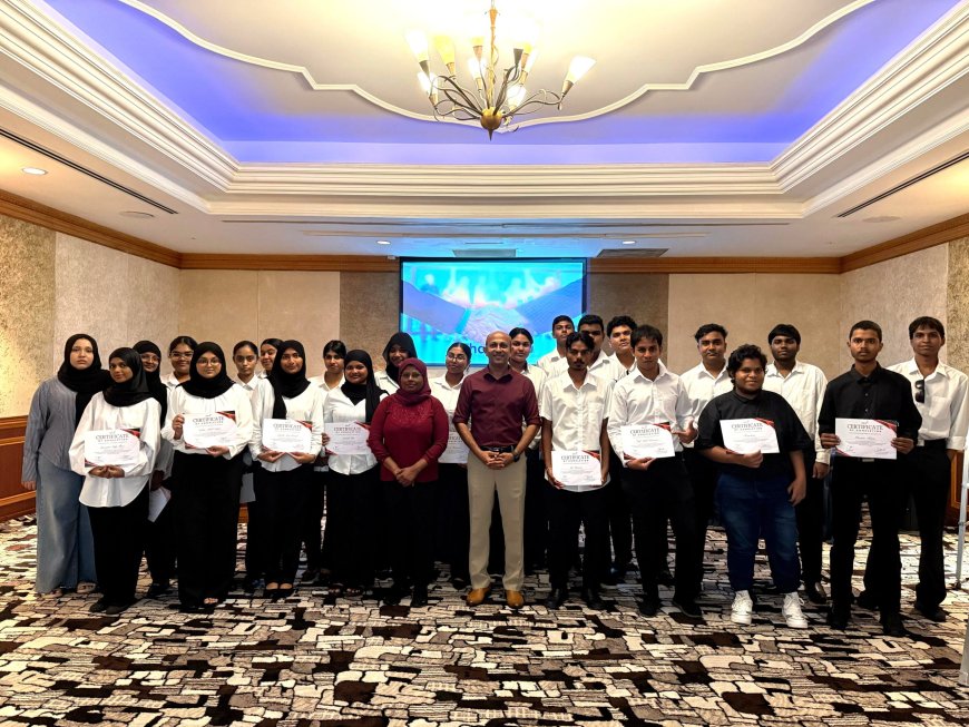 Hulhule Island Hotel welcomes Villa College students for internship programme