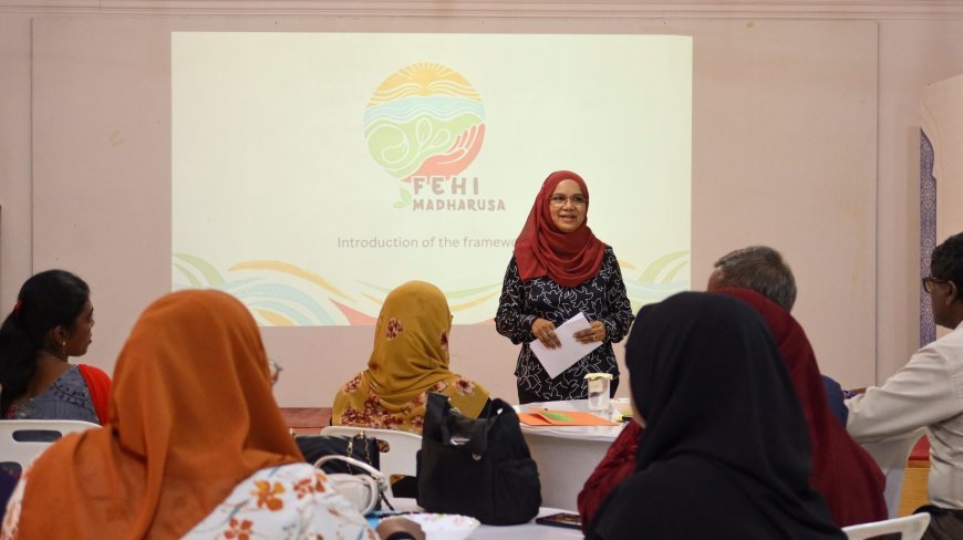 Teachers from 15 schools trained to champion sustainability through Fehi Madharusa Framework
