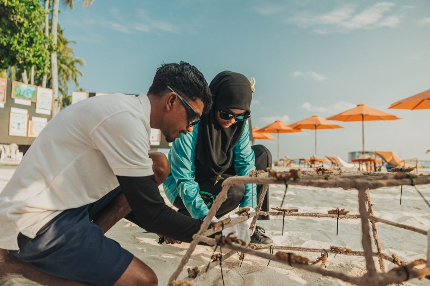 Sun Siyam Iru Fushi marks Earth Day with creativity, coral conservation