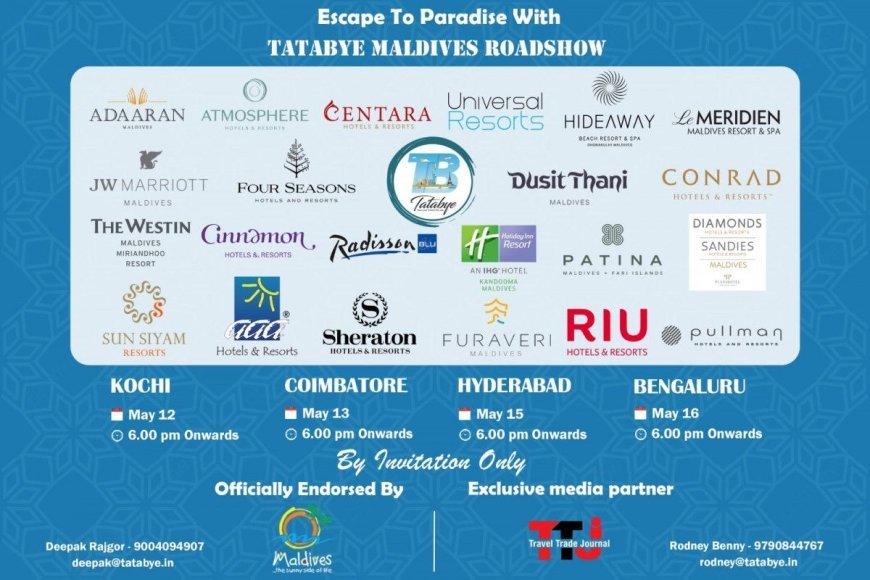 Visit Maldives endorses Tatabye roadshow in India