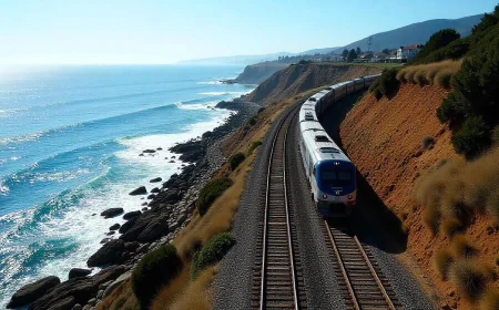 Amtrak Surfliner Service Scheduled to Resume on June 7 After Critical Emergency Repairs Successfully Stabilize San Clemente Coastal Rail Line Threatened by Erosion and Landslides