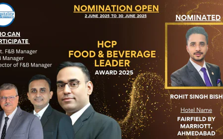 Rohit Singh Bisht: A Dynamic Nominee for the People’s Choice – HCP F&B Leader Award 2025