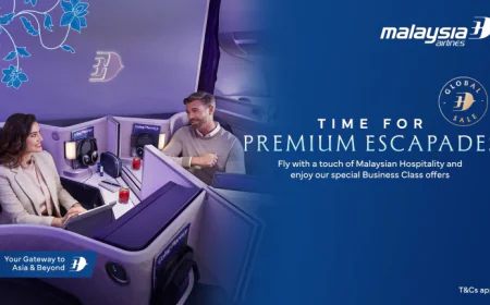 Malaysia Airlines Unveils Time for Premium Escapades Campaign with Exclusive Business Class Fares for 2025 Travel