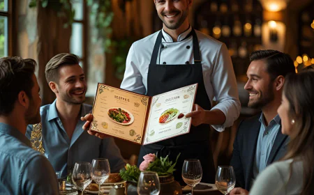 Best Way to Present Menu to Guests in Restaurant