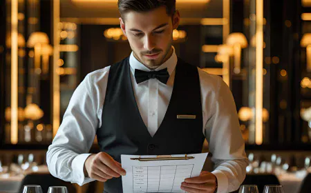 Pre-Service Checklist of F & B Outlet (SOP)