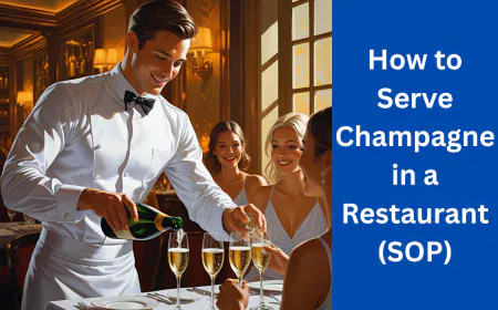 How to Serve Champagne in a Restaurant (SOP)