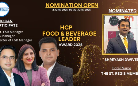 Shreyash Dwivedi: Redefining Luxury Hospitality – HCP F&B Leader Award 2025 Nominee