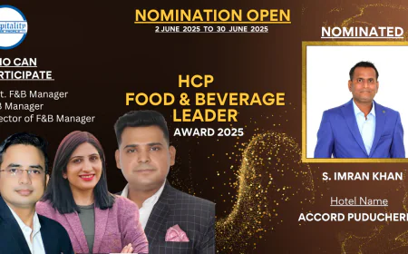 Imran Khan: A Game-Changer in Indian Hospitality – HCP F&B Leader Award 2025 Nominee