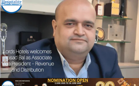 Lords Hotels Welcomes Prasad Bal as Their New Associate Vice President of Revenue and Distribution