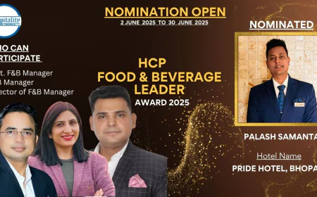 Palash Samanta: Resilience and Results in Indian Hospitality – HCP F&B Leader Award 2025 Nominee