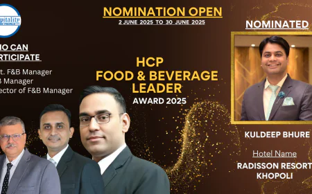 Kuldeep Bhure: A Veteran of Pre-Openings and F&B Innovation – HCP F&B Leader Award 2025 Nominee