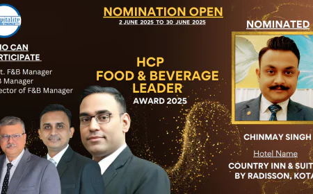 Chinmay Singh: 13+ Years of Excellence in Events & Restaurants – HCP F&B Leader Award 2025 Nominee