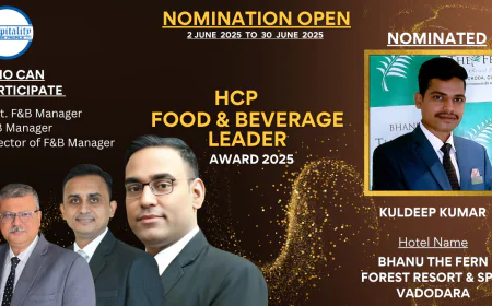Kuldeep Kumar: Shaping F&B Operations Through Pre-Opening Mastery – HCP F&B Leader Award 2025 Nominee