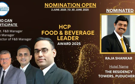 K. Rajashankar: A Trailblazer in Guest Excellence & Hotel Growth – HCP F&B Leader Award 2025 Nominee