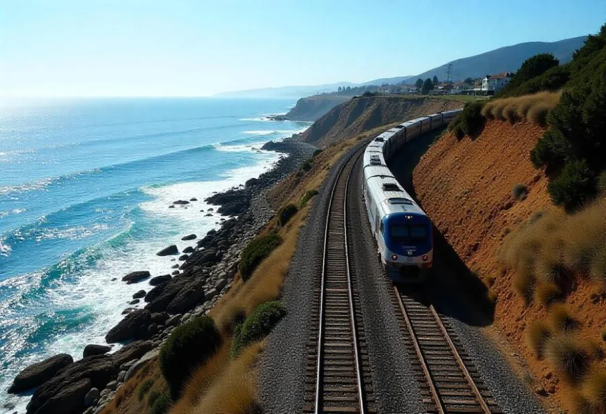 Amtrak Surfliner Service Scheduled to Resume on June 7 After Critical Emergency Repairs Successfully Stabilize San Clemente Coastal Rail Line Threatened by Erosion and Landslides