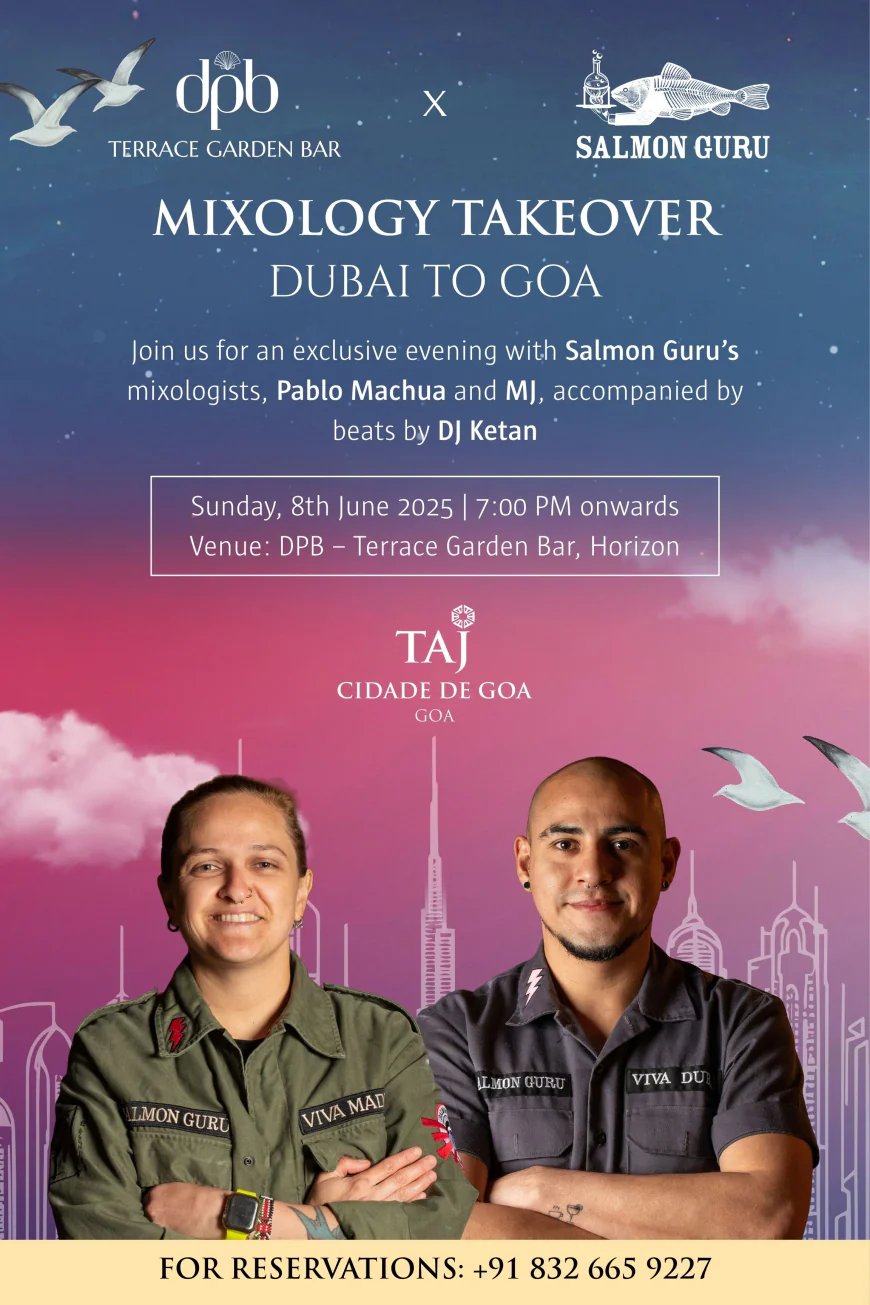 Salmon Guru, Dubai Takes Over at DPB, Goa Mixology Takeover - Press note