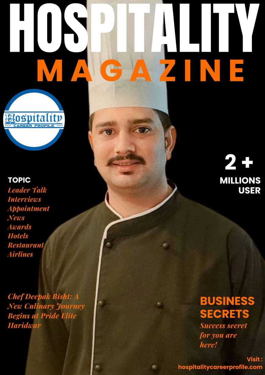 Welcoming Chef Deepak Bisht: A New Culinary Journey Begins at Pride Elite Haridwar