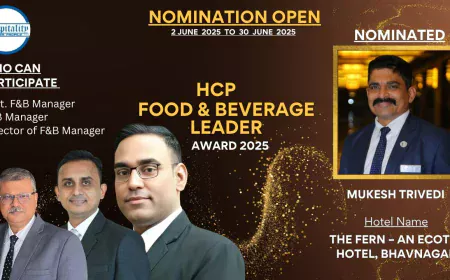 Mukesh Trivedi: Driving F&B Excellence in Gujarat's Ecotel Scene – HCP F&B Leader Award 2025 Nominee
